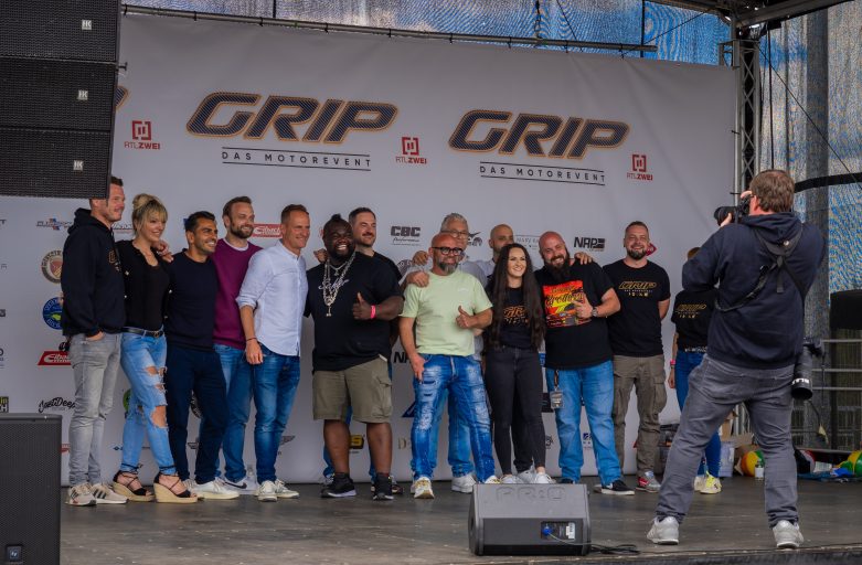 Vicky Chakalaka auf der Bühne bei GRIP – Das Motorevent